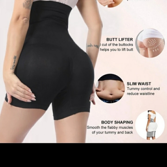 High Waist Shorts Tummy Control - Picture 2 of 6